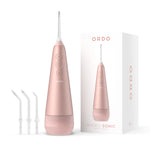 Ordo Hydro Sonic Water Flosser & 3x Floss Tips Dental Selection Bundle - Rose Gold